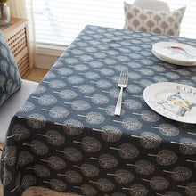 Load image into Gallery viewer, Cotton Linen Table Cloth Small Fresh Dinner Tablecloth Antependium Tea Tablecloth Christmas Toalha de mesa