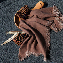 Load image into Gallery viewer, 2pcs/set Linen Napkins 46*63cm Bamboo Knit Cotton Kitchen Tea Towels blue Home Placemats
