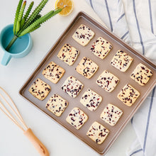 Load image into Gallery viewer, Roll Cake Baking Pan 11 inch Golden Square non-stick Biscuit Baking Mould Kitchen Accessories
