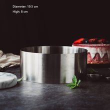 Load image into Gallery viewer, 304 Stainless steel with Musiquan 4 "6" 8 "square round Tiramisu cheesecake mold
