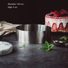 Load image into Gallery viewer, 304 Stainless steel with Musiquan 4 "6" 8 "square round Tiramisu cheesecake mold
