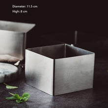 Load image into Gallery viewer, 304 Stainless steel with Musiquan 4 "6" 8 "square round Tiramisu cheesecake mold

