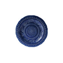 Load image into Gallery viewer, Dishes and plates Creative Design Blue embossed flower dinner plate and coffee pot
