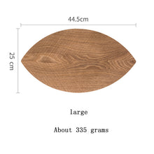 Load image into Gallery viewer, Plates  Wooden fruit snack plate Leaf shaped wooden plate for cheese
