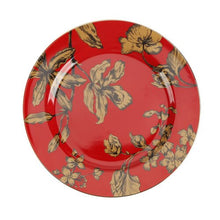 Load image into Gallery viewer, Dinner plates Hand painted botanical drawing gold afternoon tea dessert plate and tea cup
