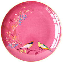 Load image into Gallery viewer, Bone Porcelain Dinner Plate 8 "Color Flower and Bird Pattern Ceramic Round Dinner Plate plate set
