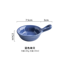 Load image into Gallery viewer, Sauce dishes Solid color ceramic sauce dish condimentos bowl
