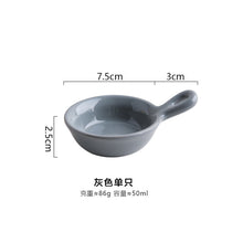 Load image into Gallery viewer, Sauce dishes Solid color ceramic sauce dish condimentos bowl
