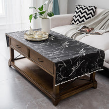 Load image into Gallery viewer, Modern minimalist geometric cotton and linen printed rectangular tablecloth
