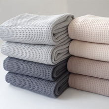 Load image into Gallery viewer, 4 pcs/set kitchen towels 42*63cm Cotton cleaning rags waffle tea towel on the table home dishtowel
